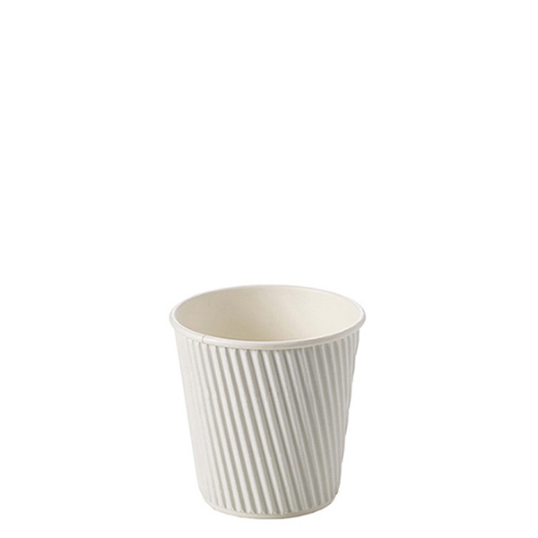4oz Vertical Ripple Paper Cup
